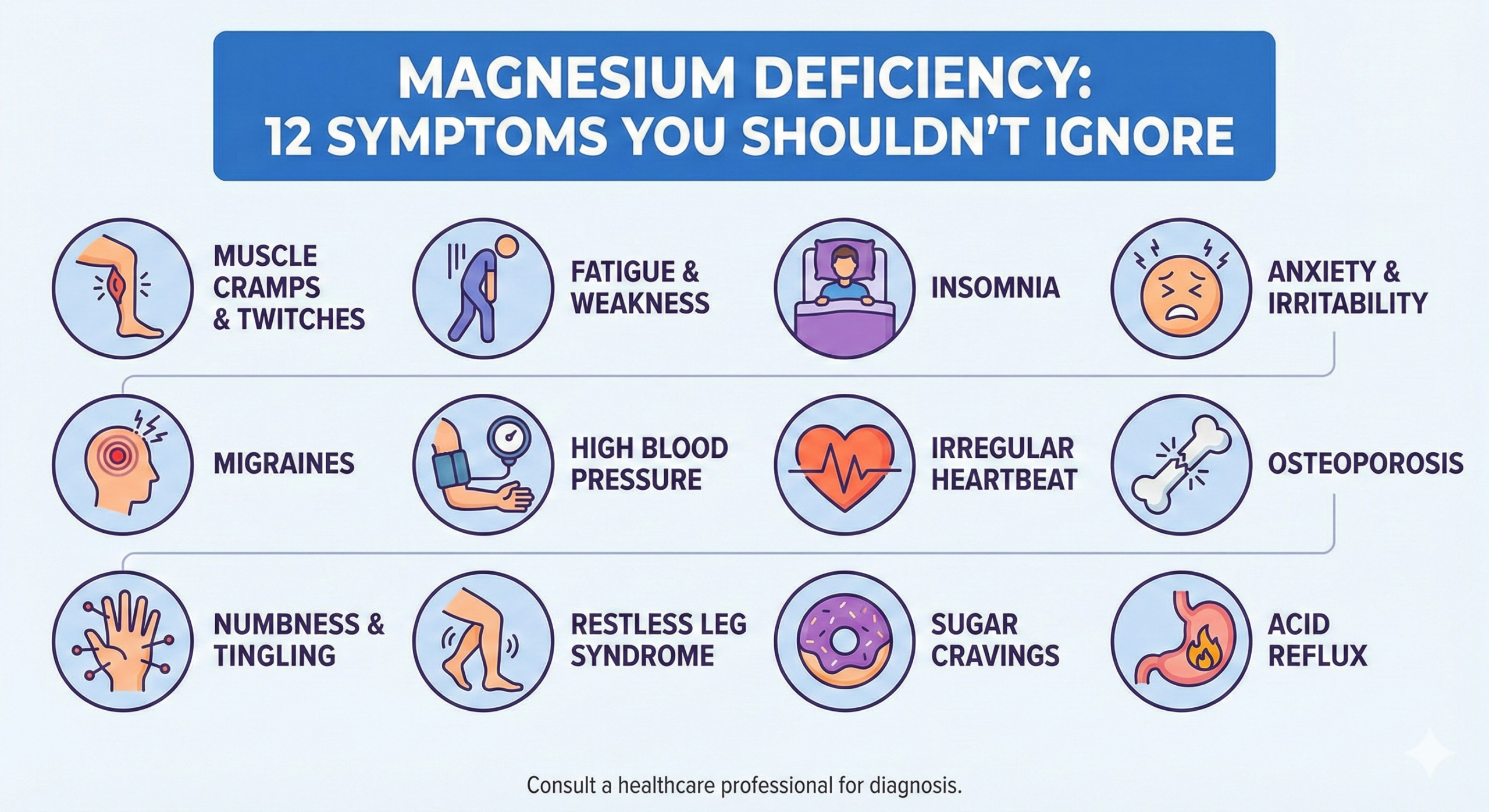 Magnesium Deficiency: 12 Symptoms You Shouldn’t Ignore